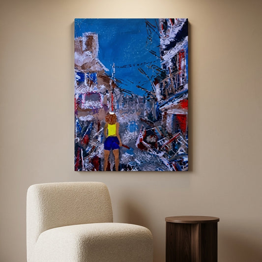 Sovereignty in the Ruins - Conceptual Expressionist Wall Decor