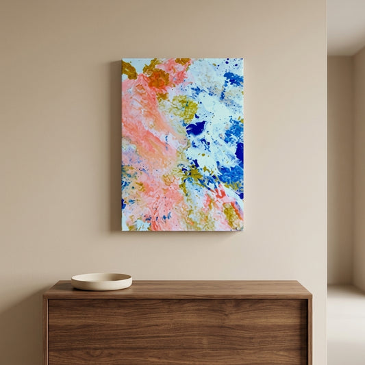 Whispers of the Waking Mind - Colorful Abstract Dreamscape Canvas Print & Fine Art